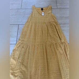 Never worn Gap yellow dress, size small, with tags
